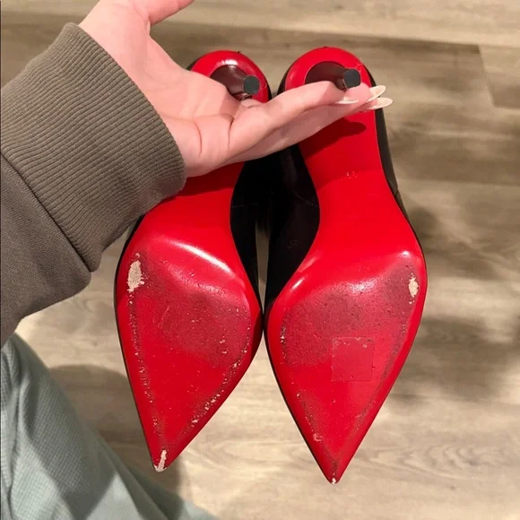 Christian Louboutin Astrilarge Botta 100 mm Black boots size 39 - Picture 4 of 10